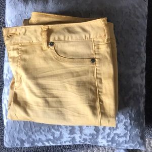 Maurice’s Yellow/Orange Jeggings